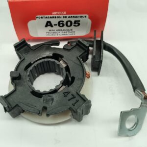 A605 - PORTACARBON MINI ARRANQUE PEUGEOT PARTNER / 3 CARBONES / VALEO